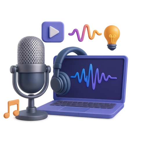 تولید محتوای صوتی